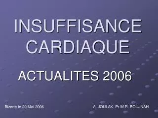 insuffisance cardiaque
