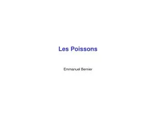 les poissons