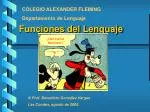Funciones del Lenguaje - slide 1