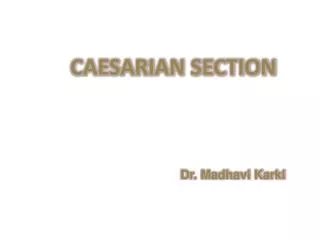 CAESARIAN SECTION