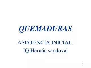 quemaduras