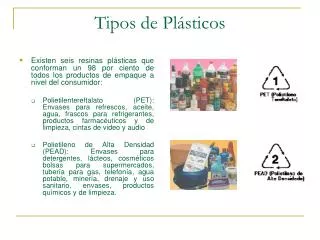 tipos de pl sticos