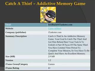 Catch A Thief ??? Addictive Memory Game