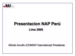 Presentacion NAP Perú