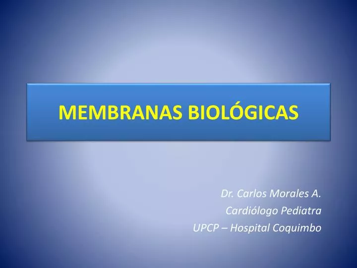 membranas biol gicas