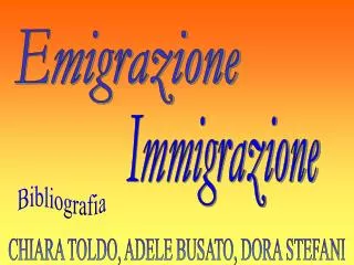 Emigrazione