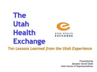 The Utah Health Exchange