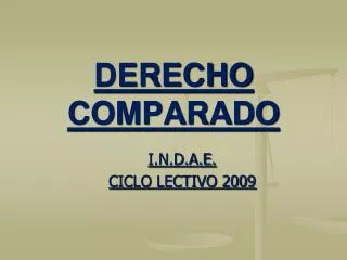 derecho comparado