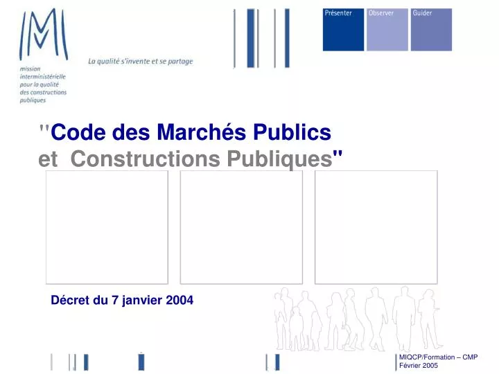 code des march s publics et constructions publiques