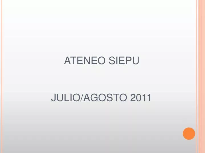 ateneo siepu julio agosto 2011