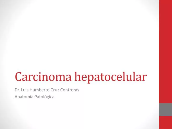 carcinoma hepatocelular