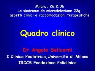 quadro clinico