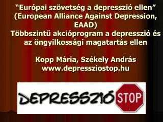 “Nürnbergi szövetség a depresszió ellen”