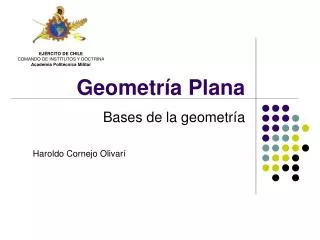 Geometría Plana