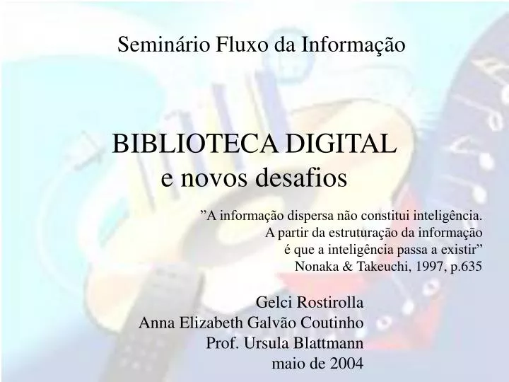 biblioteca digital e novos desafios