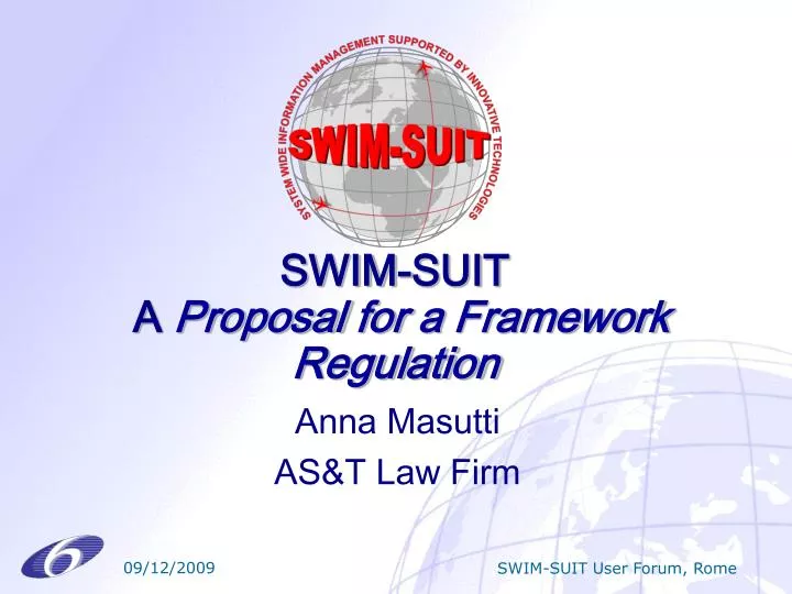 swim suit a proposal for a framework regulation