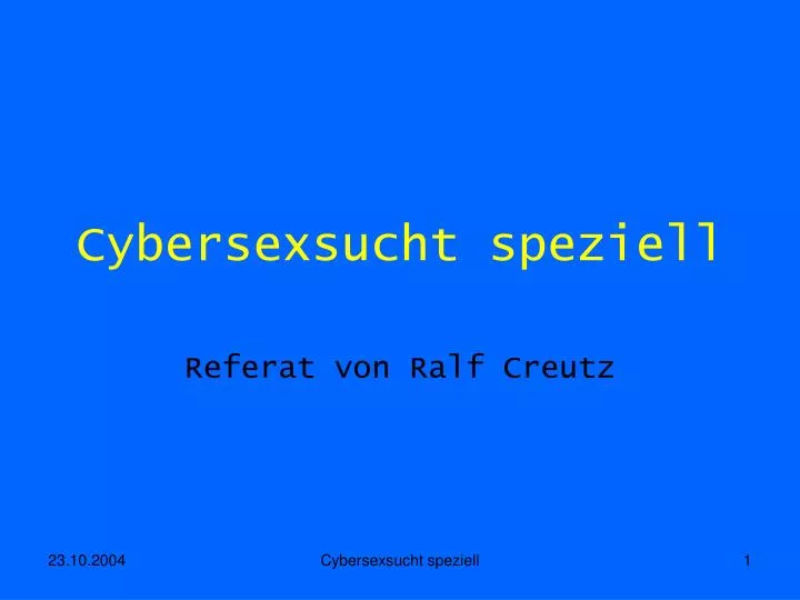 cybersexsucht speziell