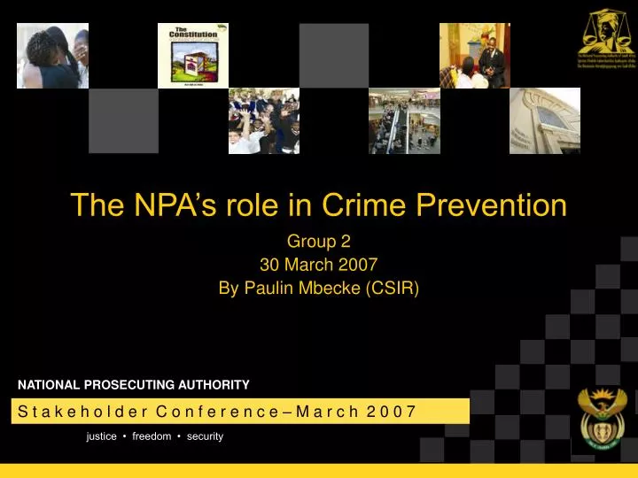the npa s role in crime prevention
