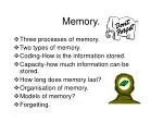 Memory. - slide 1