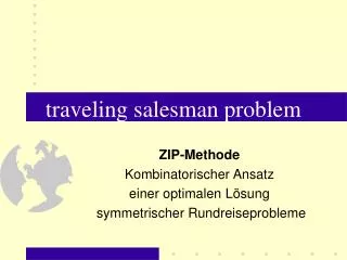 traveling salesman problem