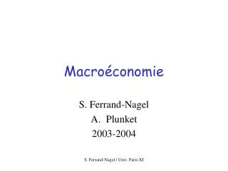 macro conomie