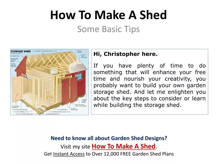 how to make a shed