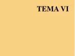 TEMA VI - slide 1