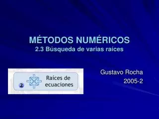 m todos num ricos 2 3 b squeda de varias ra ces