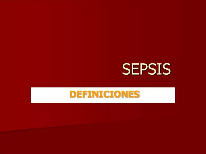 sepsis