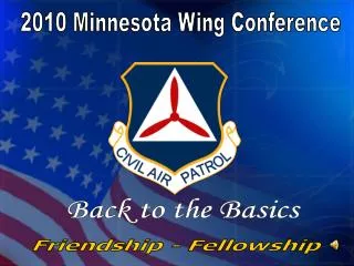 2010 Minnesota Wing Conference