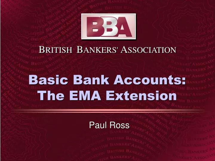 basic bank accounts the ema extension