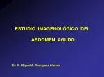 ESTUDIO IMAGENOLÓGICO DEL ABDOMEN AGUDO - slide 1
