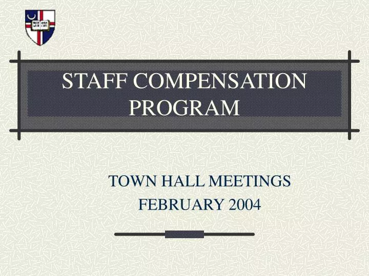 staff compensation program
