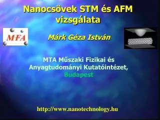 nanocs vek stm s afm vizsg lata