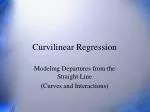 Curvilinear Regression - slide 1