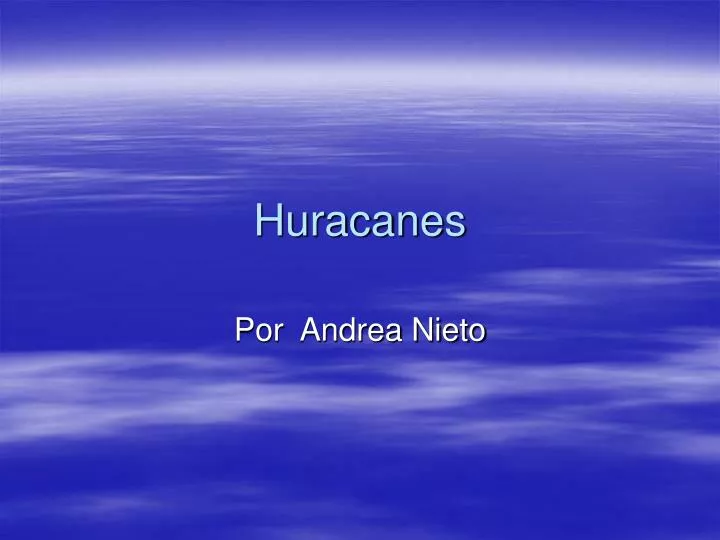 huracanes
