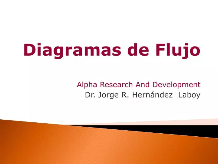 diagramas de flujo alpha research and development dr jorge r hern ndez laboy