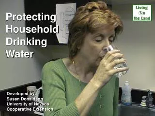 Protecting Household Drinking Water