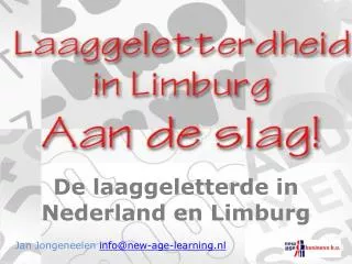 De laaggeletterde in Nederland en Limburg