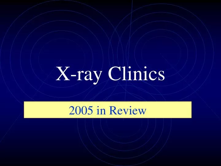 x ray clinics