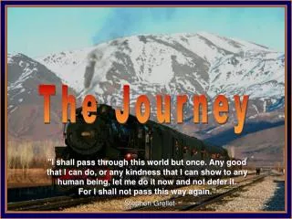 the journey