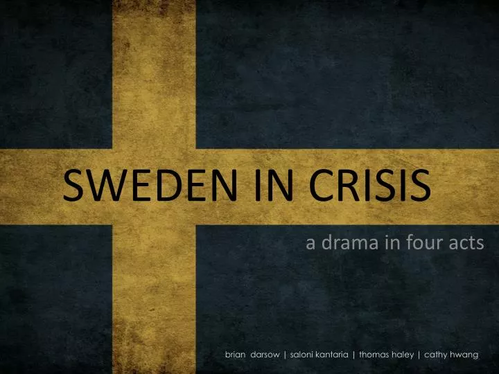 sweden in crisis