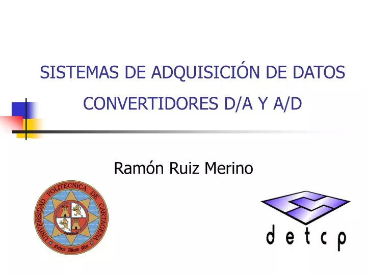 sistemas de adquisici n de datos convertidores d a y a d