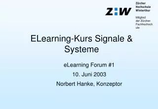 elearning kurs signale systeme
