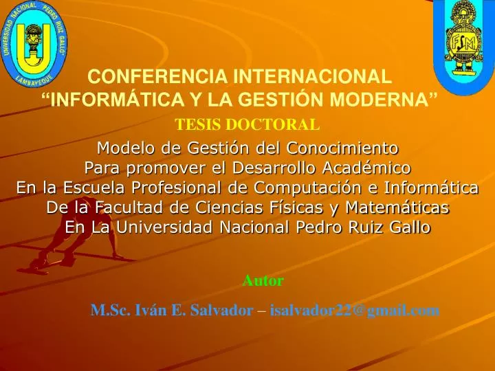conferencia internacional inform tica y la gesti n moderna