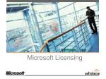 Microsoft Licensing - slide 1
