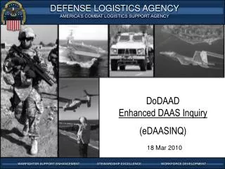 DoDAAD Enhanced DAAS Inquiry (eDAASINQ)