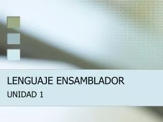 lenguaje ensamblador