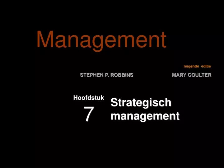 strategisch management