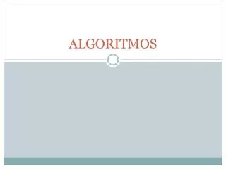 algoritmos